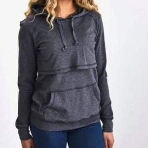 Latched Mama Gray Hoodie Sweatshirt